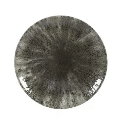 Купить тарелка мелкая 21,7см, без борта, цвет stone quartz black, studio prints stqbevp81 – цена от завода, доставка до двери | RuOborudovanie.ru