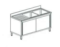 Купить ванна моечная apach chef line l2s177-55lwsd – цена от завода, доставка до двери | RuOborudovanie.ru