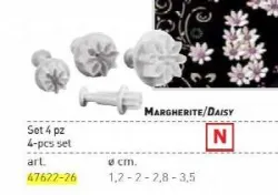 Купить набор куттеров paderno для мастики 4 шт 1,2-3,5 см 47622-26 в Челябинске – цена завода, доставка до двери | RuOborudovanie.ru