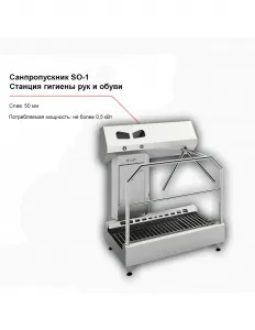 Санпропускник FELETI SO-1 (станция гигиены рук и обуви) – купить в Челябинске по цене завода