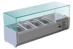 Купить витрина холодильная для ингредиентов 3хgn1/3 + 1хgn1/2-150 мм koreco vrx1200380(395ii) в Челябинске – цена завода, доставка до двери | RuOborudovanie.ru