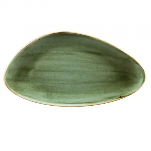 Блюдо треугольное Chefs 35,5Х18,8СМ, без борта, Stonecast, цвет Samphire Green Ssgstc351 – купить по цене завода