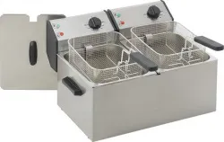 Купить фритюрница roller grill fd 80 d (2х8л) электр. 7,2квт без кранов для слива масла в Челябинске – цена завода, доставка до двери | RuOborudovanie.ru