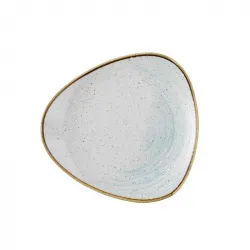 Купить тарелка мелкая треугольная 22,9см, без борта, stonecast accents, цвет duck egg blue asdetr91 – цена от завода, доставка до двери | RuOborudovanie.ru