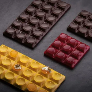 Форма для шок. "Chocolate Bar Bricks Mini" 70Х70ММ H10,5Мм, 50ГР, 6 ячеек, п/к Pc5013Fr – купить в Челябинске по цене завода