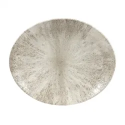 Купить блюдо овальное 27х22,9см, без борта, цвет stone agate grey, studio prints stagop581 – цена от завода, доставка до двери | RuOborudovanie.ru