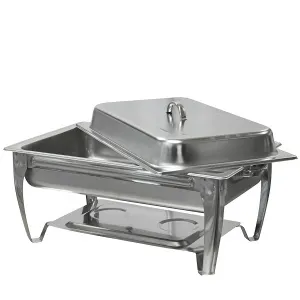 Чафинг-диш ERGO FQ-CD-248-1 на 1 гастроемкость GN 1/1 со съемной крышкой – купить в Челябинске по цене завода
