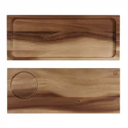 Купить блюдо деревянное 41х16,5см, двухстороннее, buffet wood zcawlwsb1 в Челябинске – цена завода, доставка до двери | RuOborudovanie.ru