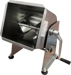 Купить фаршемешалка kocateq fme20t ручная 20 л c откидным бункером, 1 осью и подкл. к приводу g12 в Челябинске – цена завода, доставка до двери | RuOborudovanie.ru