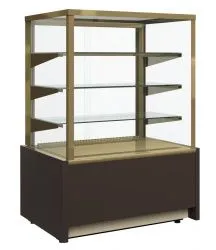 Купить витрина нейтральная полюс 0,6 carboma cube (kc70 n 0,6-1) 0102-0109 корич.-золотой в Челябинске – цена завода, доставка до двери | RuOborudovanie.ru