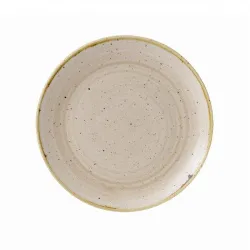 Купить тарелка мелкая 21,7см, без борта, stonecast, цвет nutmeg cream snmsevp81 – цена от завода, доставка до двери | RuOborudovanie.ru