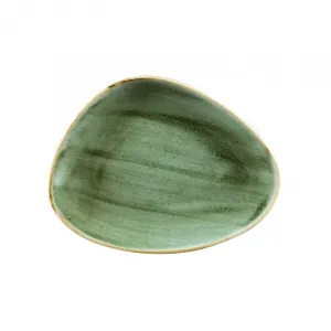 Блюдо треугольное Chefs 26,5Х20,5СМ, без борта, Stonecast, цвет Samphire Green Ssgstc261 – купить по цене завода
