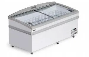 Бонета-ларь с гнутым стеклом снеж Bonvini Bfg 1850 торц серая отделка – купить в Челябинске по цене завода