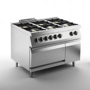 Плита газовая 6 конфорочная 700 серии Apach Chef Line Slrrg127Fecs – купить по цене завода