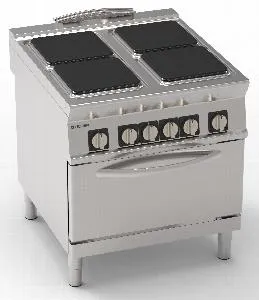 Плита 4 конфорочная 740 серии Tecnoinox Pfs8V7 716086 – купить по цене завода