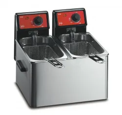 Купить фритюрница fri fri eco4 + 4(650103) с 2 ванной 2 x 3 - 4 л электрическая настольная в Челябинске – цена завода, доставка до двери | RuOborudovanie.ru