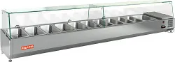 Купить витрина для ингридиентов hicold vrtg2360 для стола hicold pz4 в Челябинске – цена завода, доставка до двери | RuOborudovanie.ru