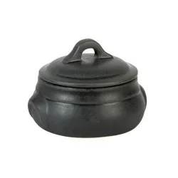 Купить горшок 0,425л d11,5см h6см, с крышкой, керамика, rustico carbon c31275 – цена от завода, доставка до двери | RuOborudovanie.ru