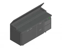 Купить стол для пиццы hicold pz1-112gn (1/3h) камень в Челябинске – цена завода, доставка до двери | RuOborudovanie.ru