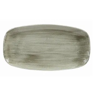 Блюдо прямоугольное Chefs 29,8Х15,3СМ, без борта, Stonecast Patina, цвет Burnished Green Pabgxo111 – купить по цене завода