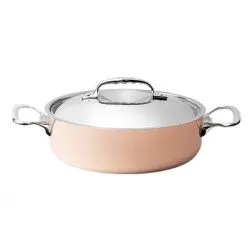 Кастрюля медная 3,0Л D24См H7,5См, с крышкой и ручками из нержавеющей стали 6441.24 – купить в Челябинске с доставкой Купить кастрюля медная 3,0л d24см h7,5см, с крышкой и ручками из нержавеющей стали 6441.24 в Челябинске – цена завода, доставка до двери | RuOborudovanie.ru