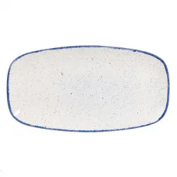 Купить блюдо прямоугольное chefs 35,5х18,9см, без борта, stonecast hints, цвет indigo blue shbixo141 – цена от завода, доставка до двери | RuOborudovanie.ru