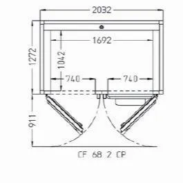 Камера расстоечная Pavailler Cf 68 2 Cp 60X80 2двери/2тележки – купить в Челябинске по цене завода