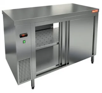 Стол-купе тепловой Hicold TS T 13 GN O (1300x700x850) сквозной островной – купить по цене завода
