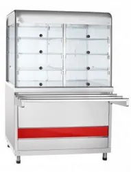 Купить прилавок-витрина нейтральный abat пвн-70км арт.21000011572 столеш.нерж., 3 полки в Челябинске – цена завода, доставка до двери | RuOborudovanie.ru