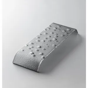 Подиум 24х9,5см H3см, матовый, с фактурой, стекло, серия Top, цвет серый Top-Gr-Mat – купить по цене завода
