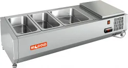Купить витрина для ингридиентов hicold vrto 1000 для стола hicold pze3 в Челябинске – цена завода, доставка до двери | RuOborudovanie.ru