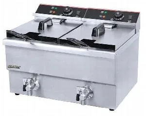 Фритюрница Airhot EF10T+10T с краном на 20л, 7кВт, настольн. электр. – купить в Челябинске по цене завода