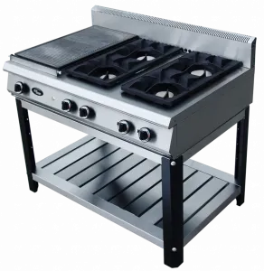 Плита газовая Grill Master Ф6ЖТЛСПГ на подставке (1 закрытая и 4 открытых горелки) – купить в Челябинске по цене завода