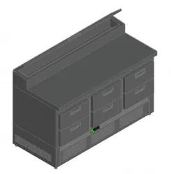 Купить стол для пиццы hicold pze1-222gn (1/3) в Челябинске – цена завода, доставка до двери | RuOborudovanie.ru