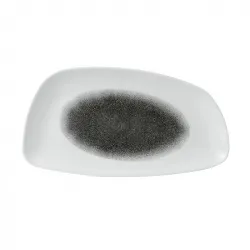 Купить блюдо сервировочное chefs geo 35х18,5см, без борта, цвет raku quartz black, studio prints rkbqge351 – цена от завода, доставка до двери | RuOborudovanie.ru