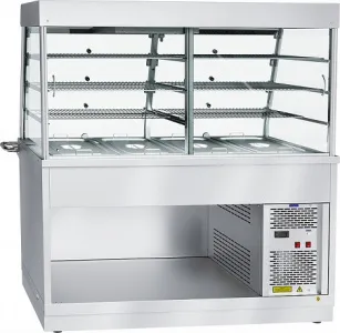 Прилавок-витрина Abat ПВВ(Н)-70Х-С-03-НШ HOT-LINE арт.21000002983 холодильный – купить в Челябинске по цене завода