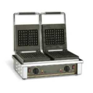 Вафельница Roller Grill GED40 бельгийские 2зоны (2шт.250х250х4мм - чугун) – купить в Челябинске по цене завода