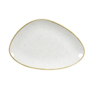 Блюдо треугольное Chefs 30,4Х20,5СМ, без борта, Stonecast, цвет Barley White Swhstc301 – купить по цене завода