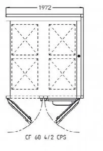 Камера расстоечная Pavailler Cf 68-4/2 Cps 60X80 2двери/4тележки – купить в Челябинске по цене завода