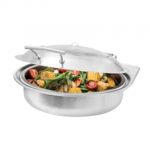 Мармит-чафиндиш Rosseto Sm289 нерж.сталь без базы круглый Multi-Chef D42хH17см настольн. – купить в Челябинске по цене завода