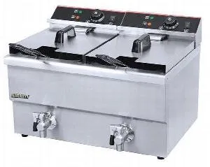 Фритюрница Airhot EF12+12 с краном на 12л, 6.5кВт, настольн. электр. – купить в Челябинске по цене завода
