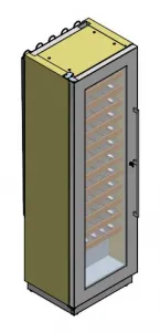 Шкаф винный статический Enofrigo Miami Medium Rf T + 3 Dr белый – купить в Челябинске по цене завода