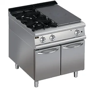 Плита газовая Apach Chef LineLRSTG89R2SXCS со сплошной поверх. 900 серии /ВЫСТ – купить по цене завода