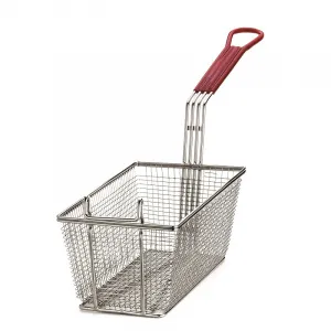 Корзина для фритюрницы 61,5Х14,5СМ H34,5См, нерж.сталь, ручка красная 431 – купить по цене завода