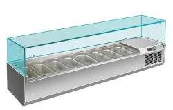 Купить витрина для ингредиентов viatto vrx 1800/330 в Челябинске – цена завода, доставка до двери | RuOborudovanie.ru