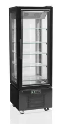 Купить витрина морозильная tefcold upd400-f black (черный) со стеклом 364л 1квт (-22...-18с) – цена от завода, доставка до двери | RuOborudovanie.ru