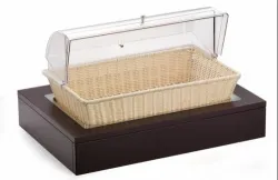 Поднос с корзиной для хлеба с крышкой Roll-Top на дерев.Подставке венге 51136900 – купить в RuOborudovanie.ru с доставкой до двери Купить поднос с корзиной для хлеба с крышкой roll-top на дерев.подставке венге 51136900 – цена от завода, доставка до двери | RuOborudovanie.ru