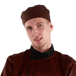 Купить шапочка повара таблетка коричневая [00400] в Челябинске – цена завода, доставка до двери | RuOborudovanie.ru