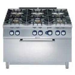 Купить плита 6 конфорочная 900 серии electrolux e9gcgl6clm 391016 газ в Челябинске – цена завода, доставка до двери | RuOborudovanie.ru