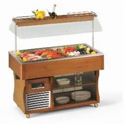 Купить стол шведский холодильный tecfrigo isola gourmet 6m темный орех – цена от завода, доставка до двери | RuOborudovanie.ru